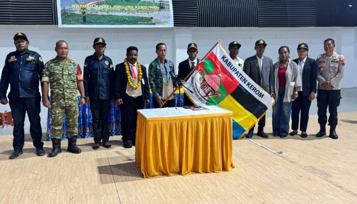 Setelah di Pimpin PJ, Ketua Lembaga Masyarakat Adat (LMA) Kabupaten Keerom Yang Baru Akhirnya di Lantik