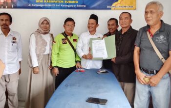 Pimpinan Redaksi PR Subang Gus Eko Resmi Daftar Calon Ketua PWI Subang