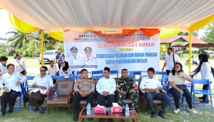 Pemda Keerom Laksanakan Gerakan Pangan Murah di Kampung Asyaman