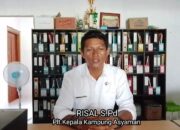 Kepala Kampung Asyaman Risal S.Pd., Menggunakan Website Kampung Untuk Memudahkan Pelayanan dan Pengawasan.