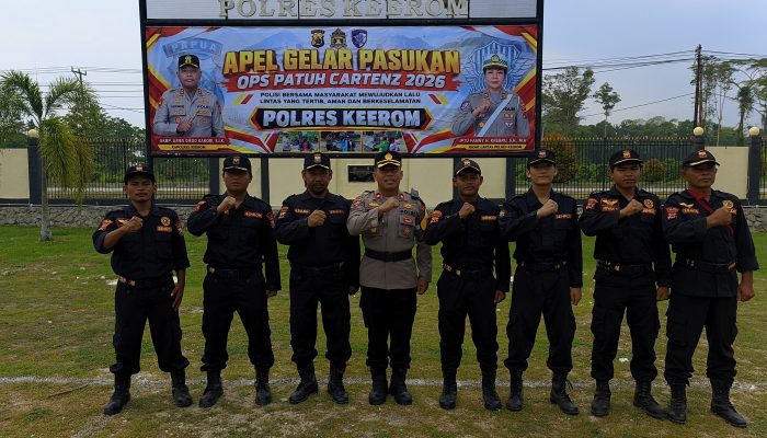 Operasi Patuh Cartenz 2026 ; Kapolres Keerom Tegaskan Tertib Berlalu Lintas dan Utamakan Keselamatan